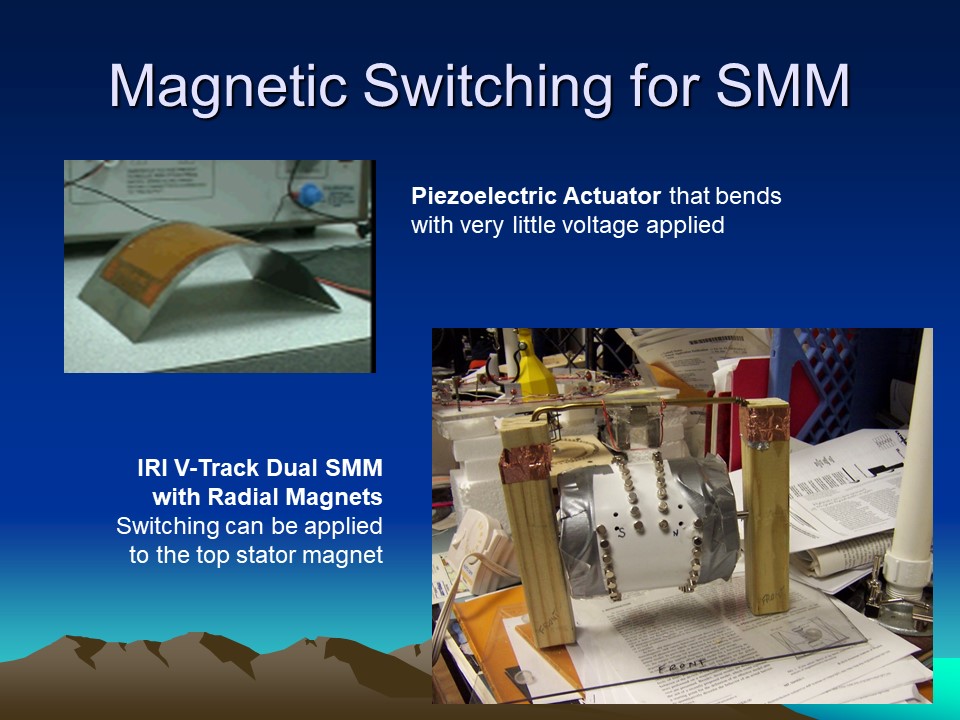 V-track spiral magnetic motor